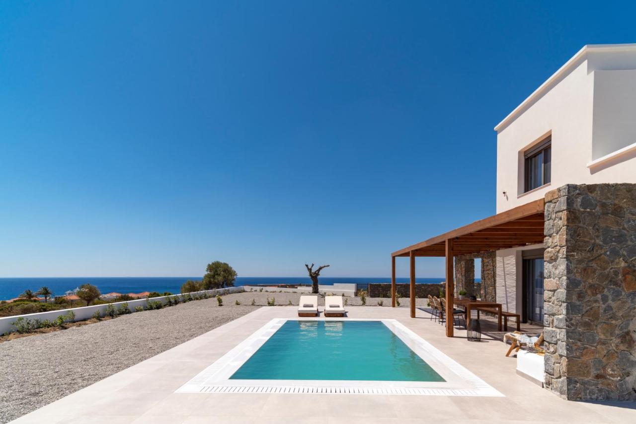 Terra D'Oro Sea View Villa With Private Pool Kiotari Dış mekan fotoğraf