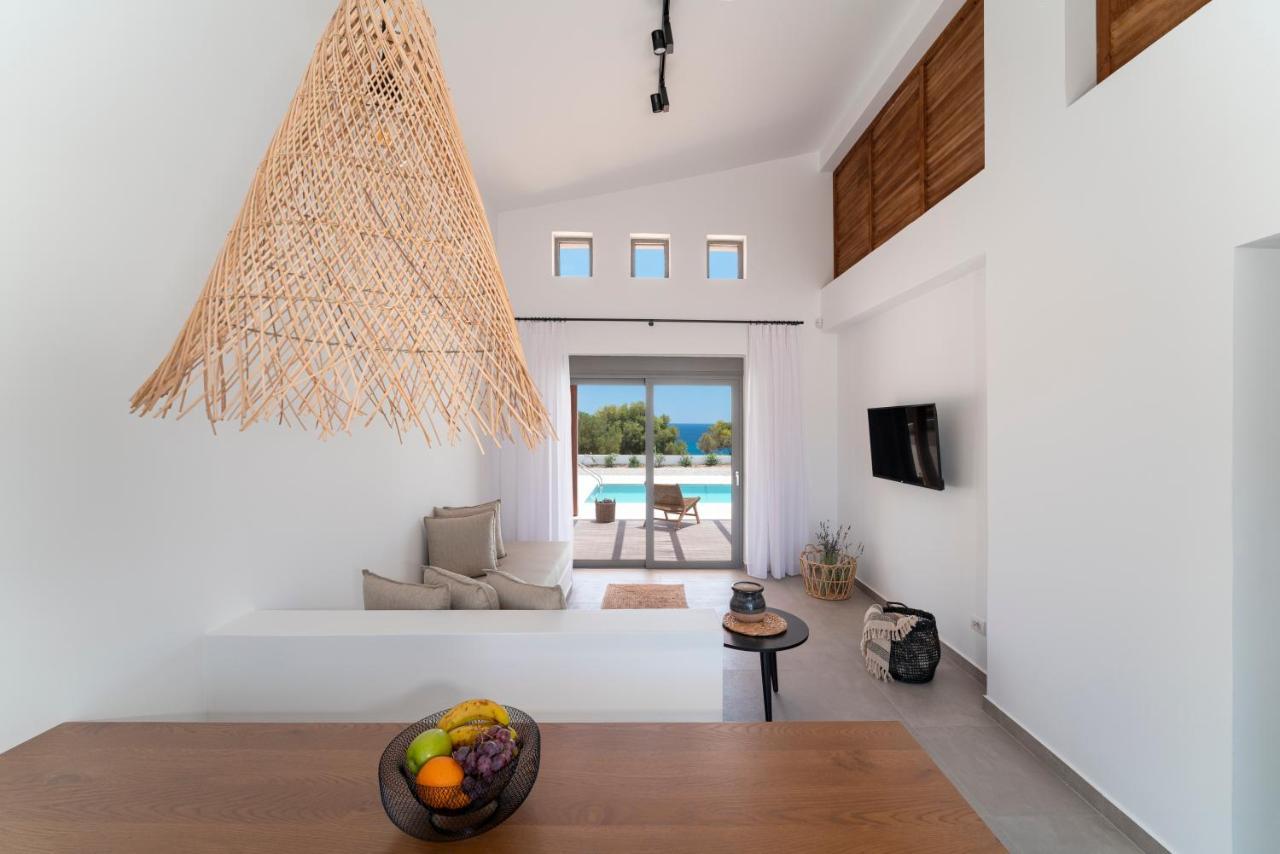 Terra D'Oro Sea View Villa With Private Pool Kiotari Dış mekan fotoğraf