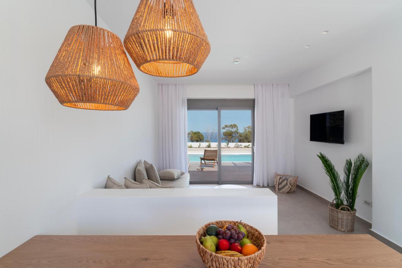 Terra D'Oro Sea View Villa With Private Pool Kiotari Dış mekan fotoğraf