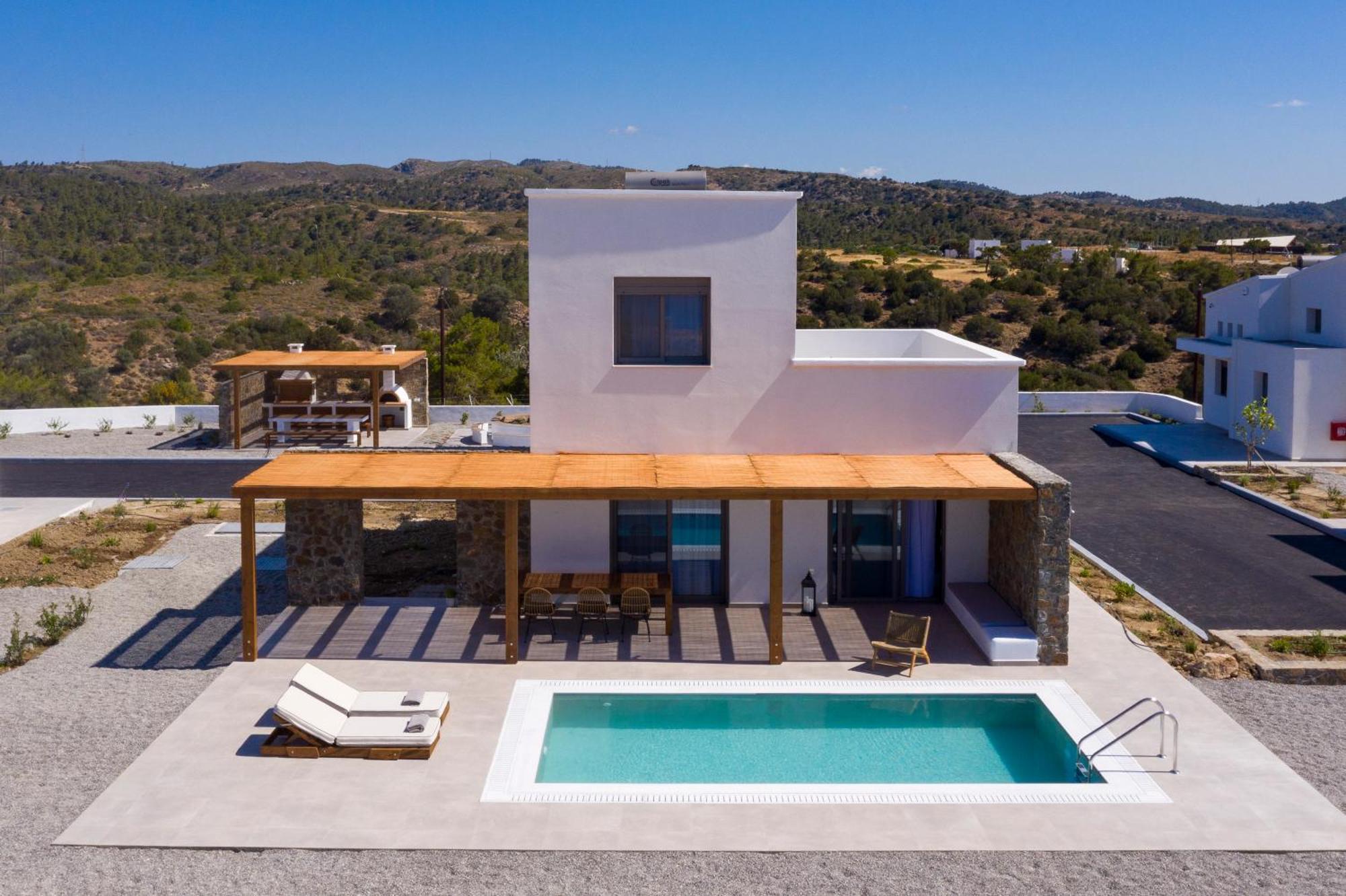 Terra D'Oro Sea View Villa With Private Pool Kiotari Oda fotoğraf